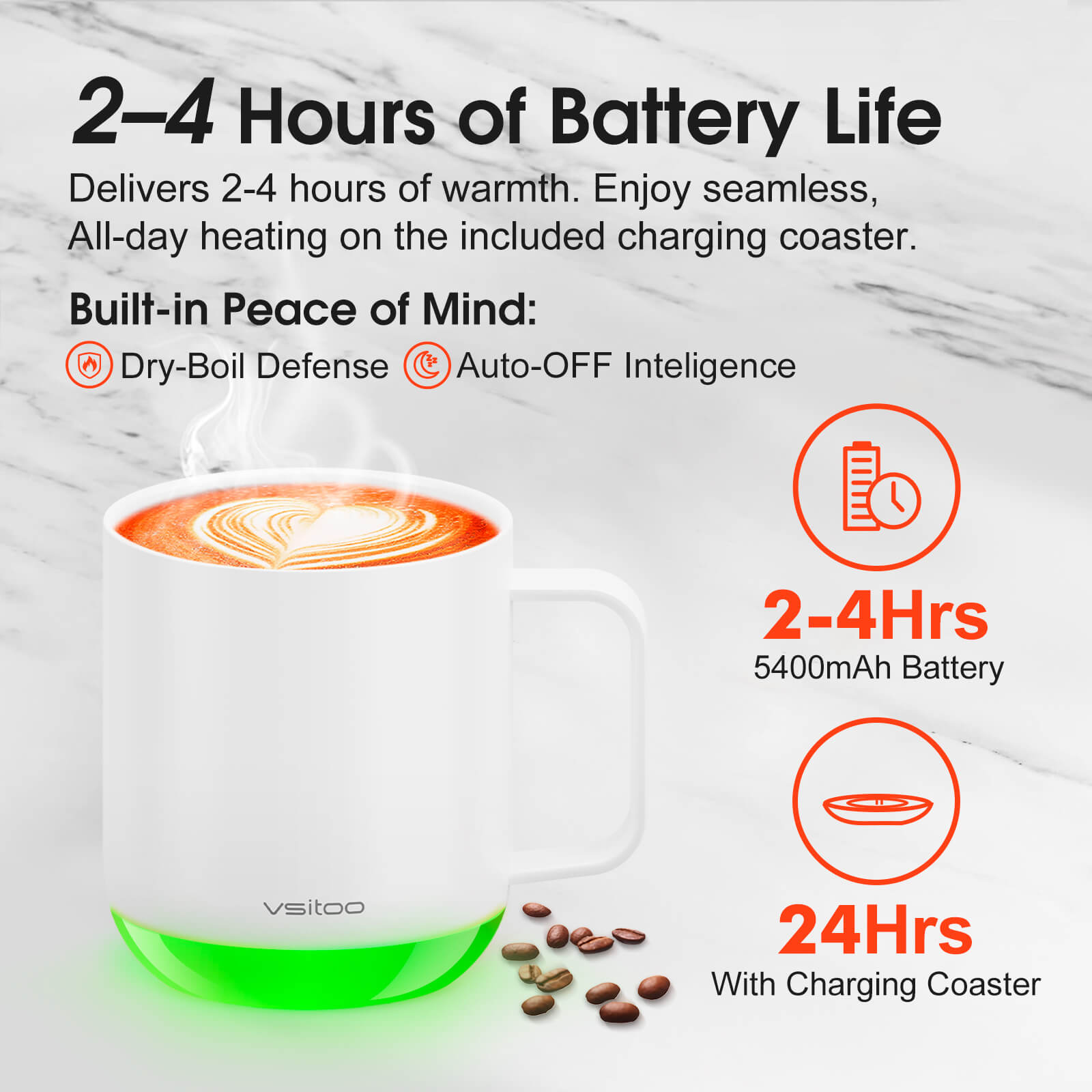 Smart mug S6 Plus with RGB lighting - product detail view 26
