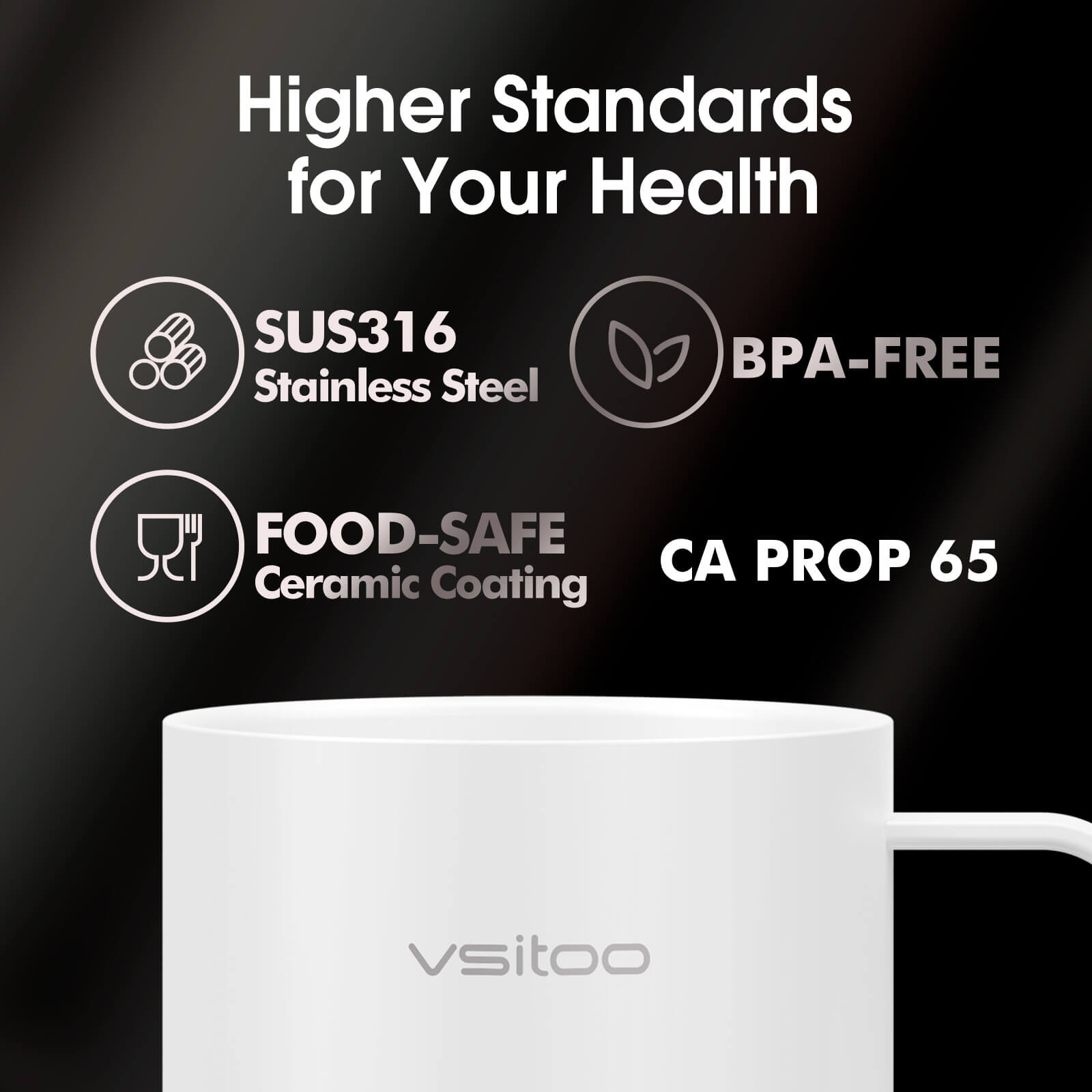 Smart mug S6 Plus with RGB lighting - product detail view 27