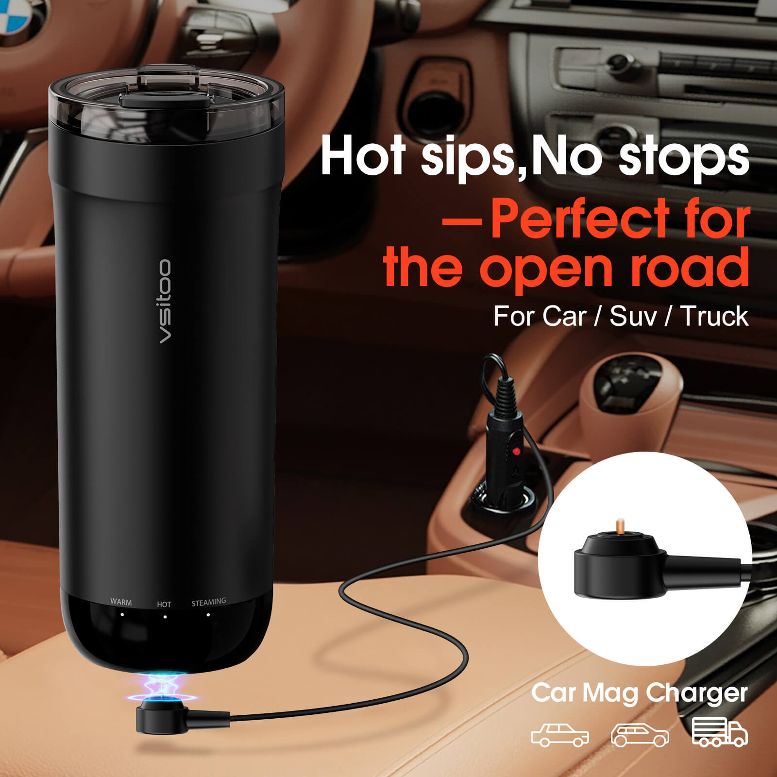 Self heating travel mug S5 - product detail view 23
