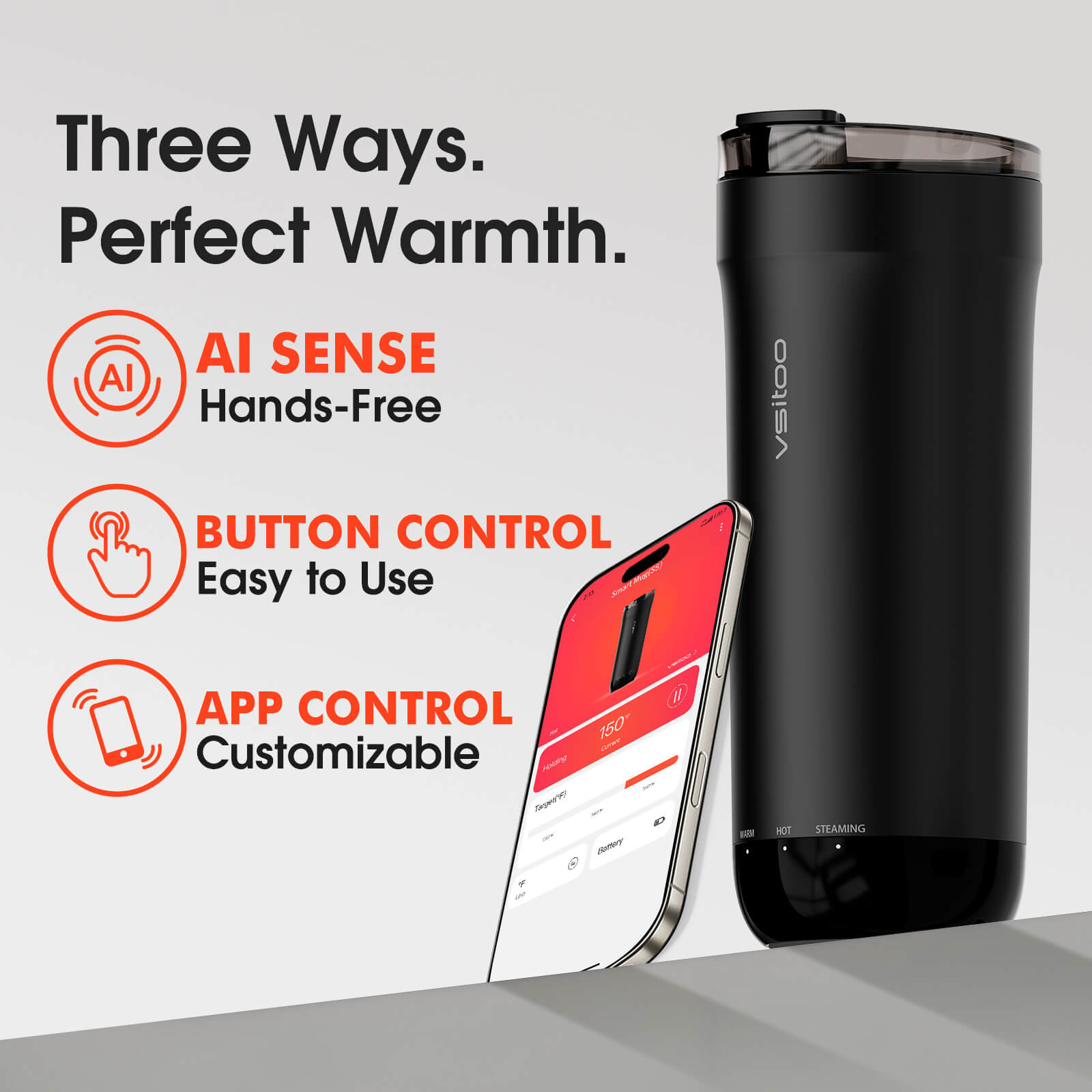 Self heating travel mug S5 - product detail view 27