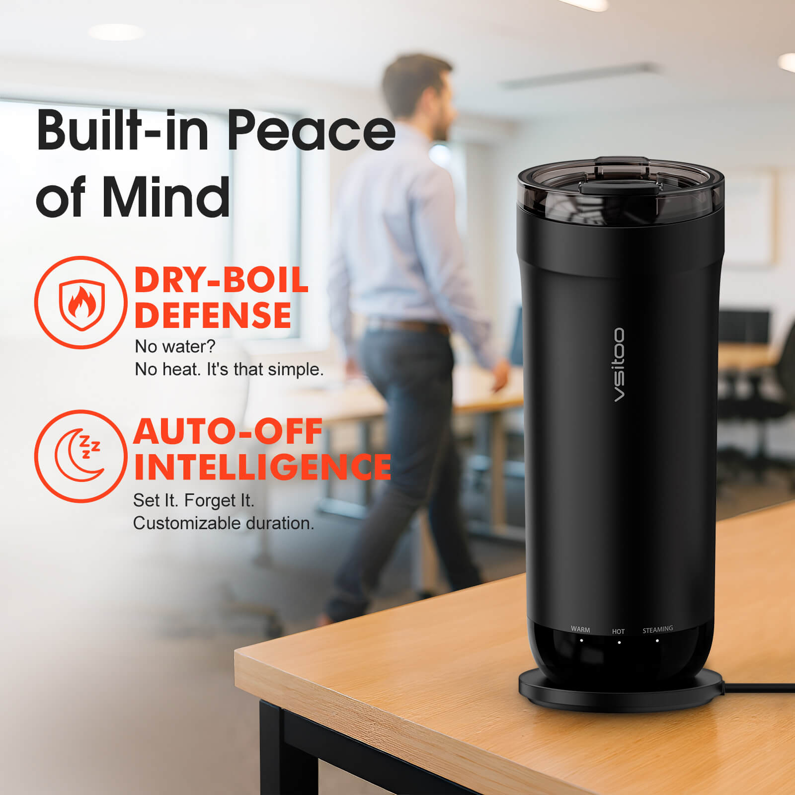 Self heating travel mug S5 - product detail view 29