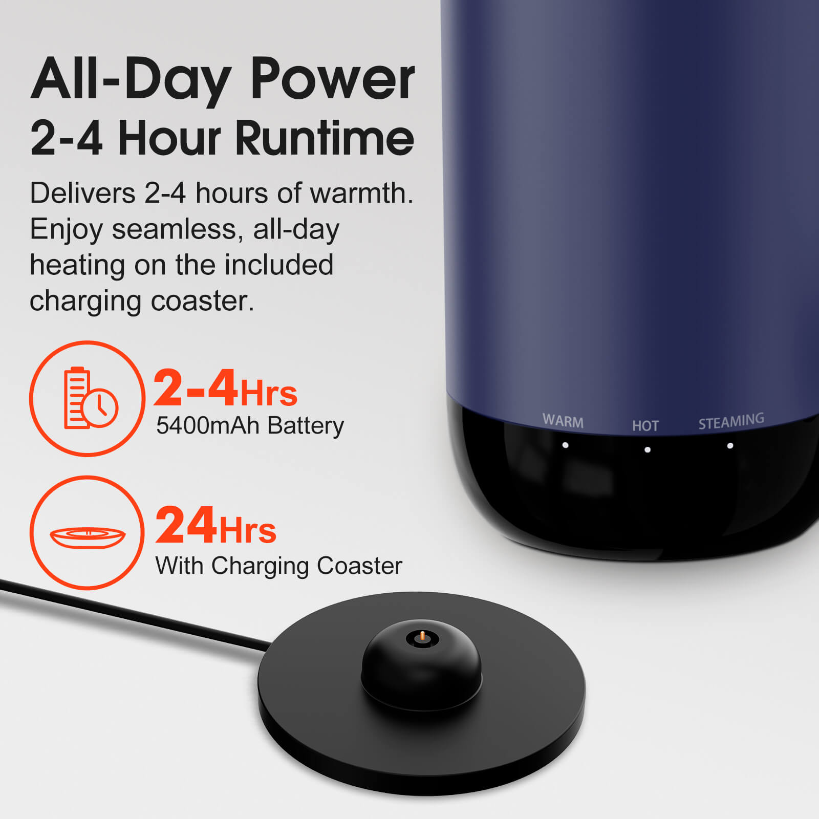 Self heating travel mug S5 - product detail view 7