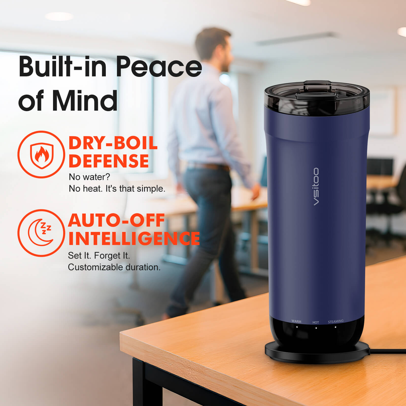 Self heating travel mug S5 - product detail view 9