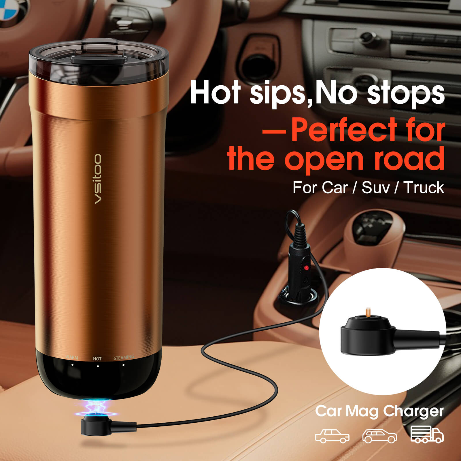 Self heating travel mug S5 - product detail view 43