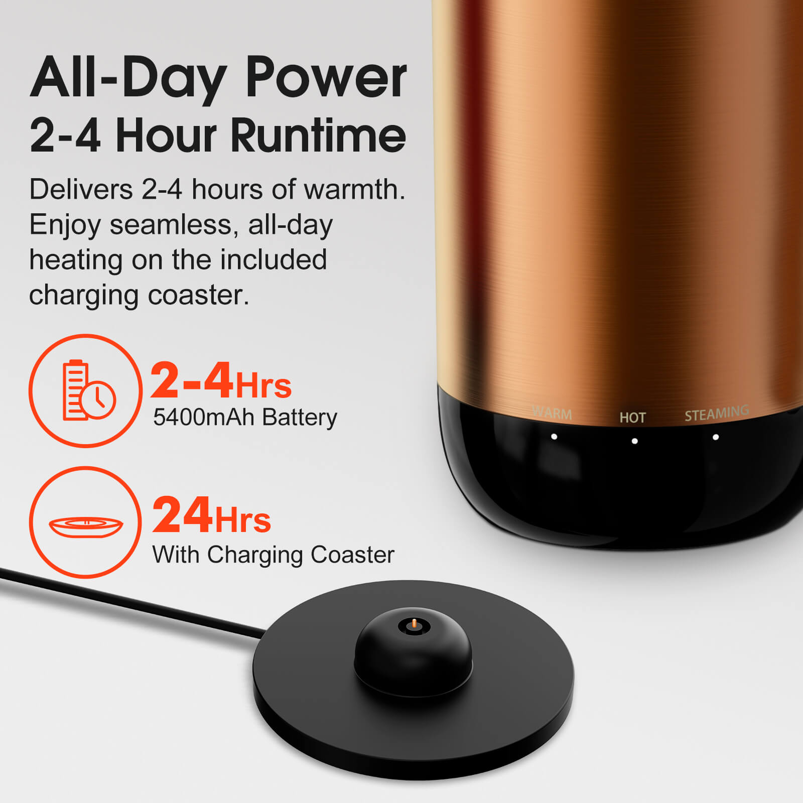 Self heating travel mug S5 - product detail view 46