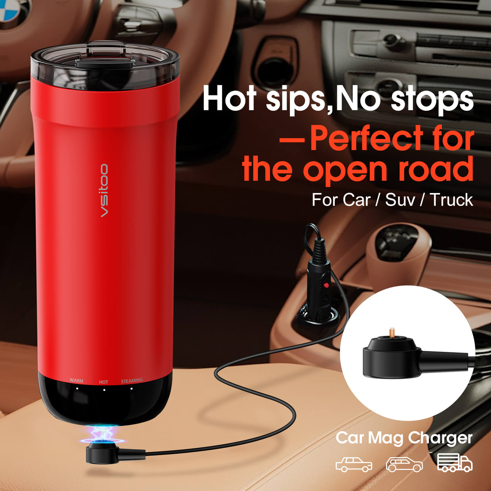 Self heating travel mug S5 - product detail view 33