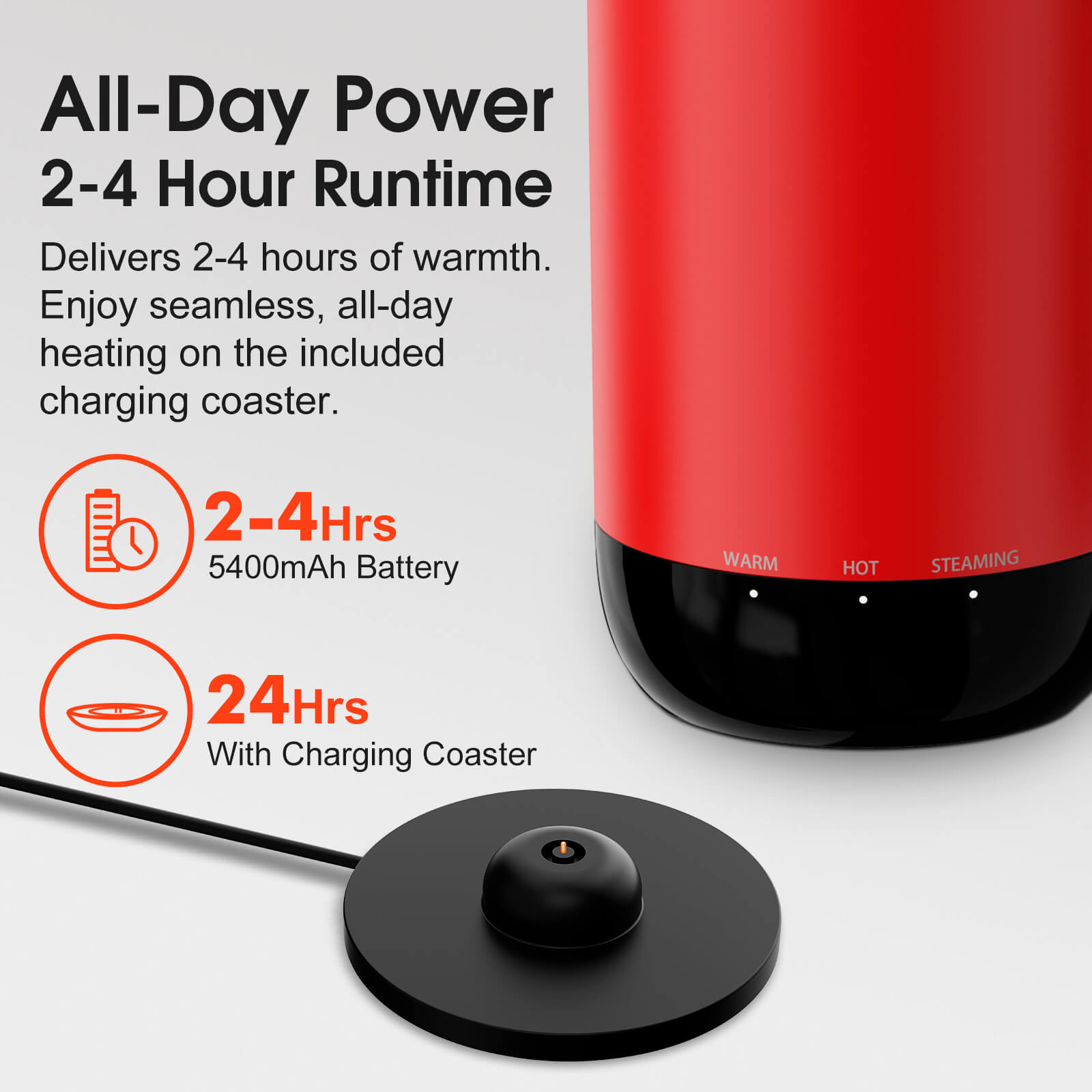 Self heating travel mug S5 - product detail view 36