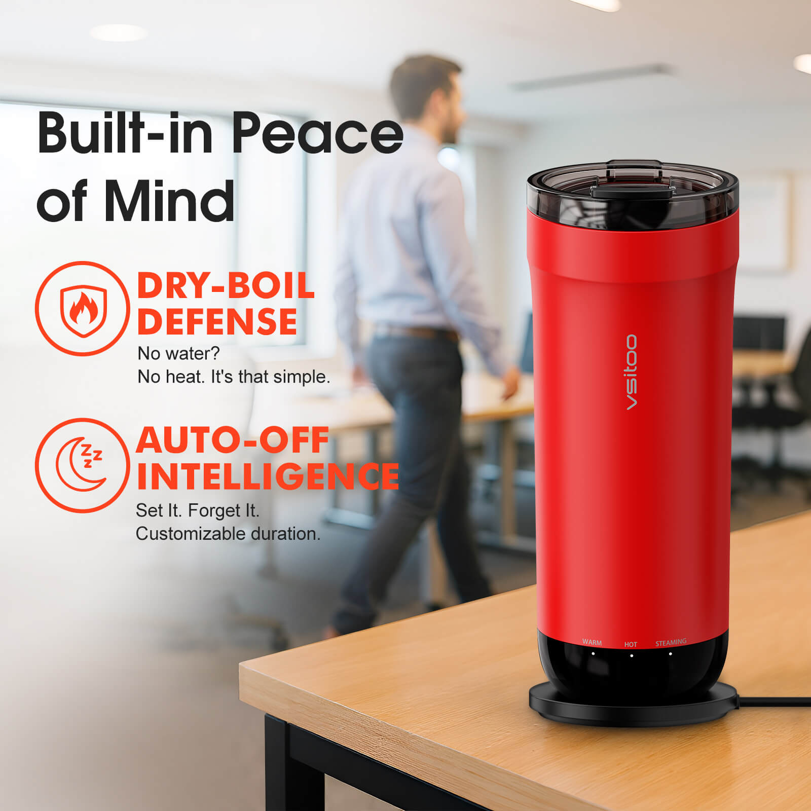 Self heating travel mug S5 - product detail view 38