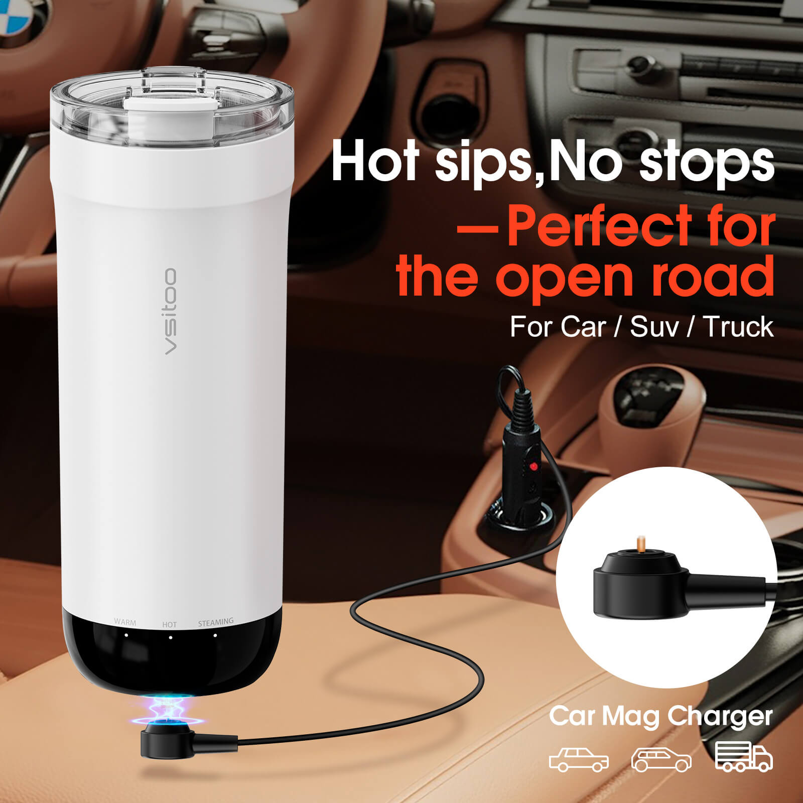 Self heating travel mug S5 - product detail view 13