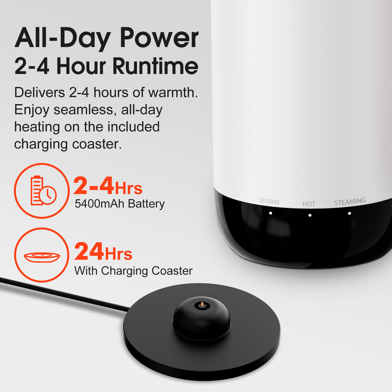 Self heating travel mug S5 - product detail view 16