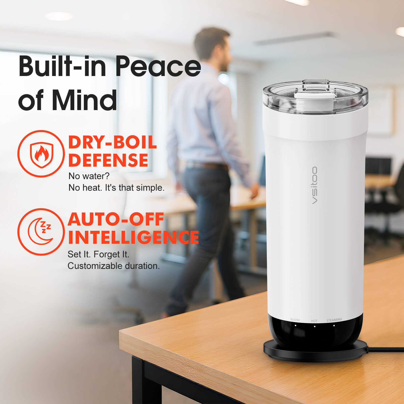 Self heating travel mug S5 - product detail view 19
