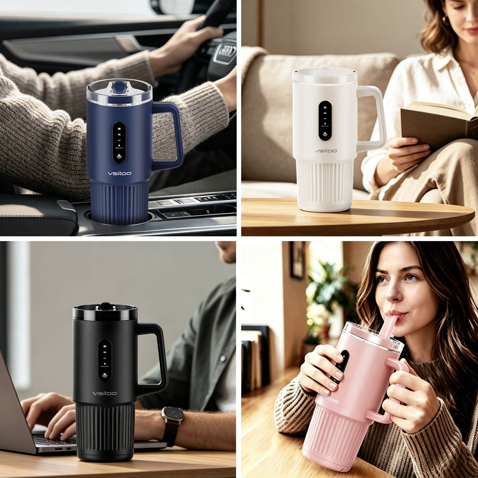 Large self heating travel mug S5 Pro - product detail view 30