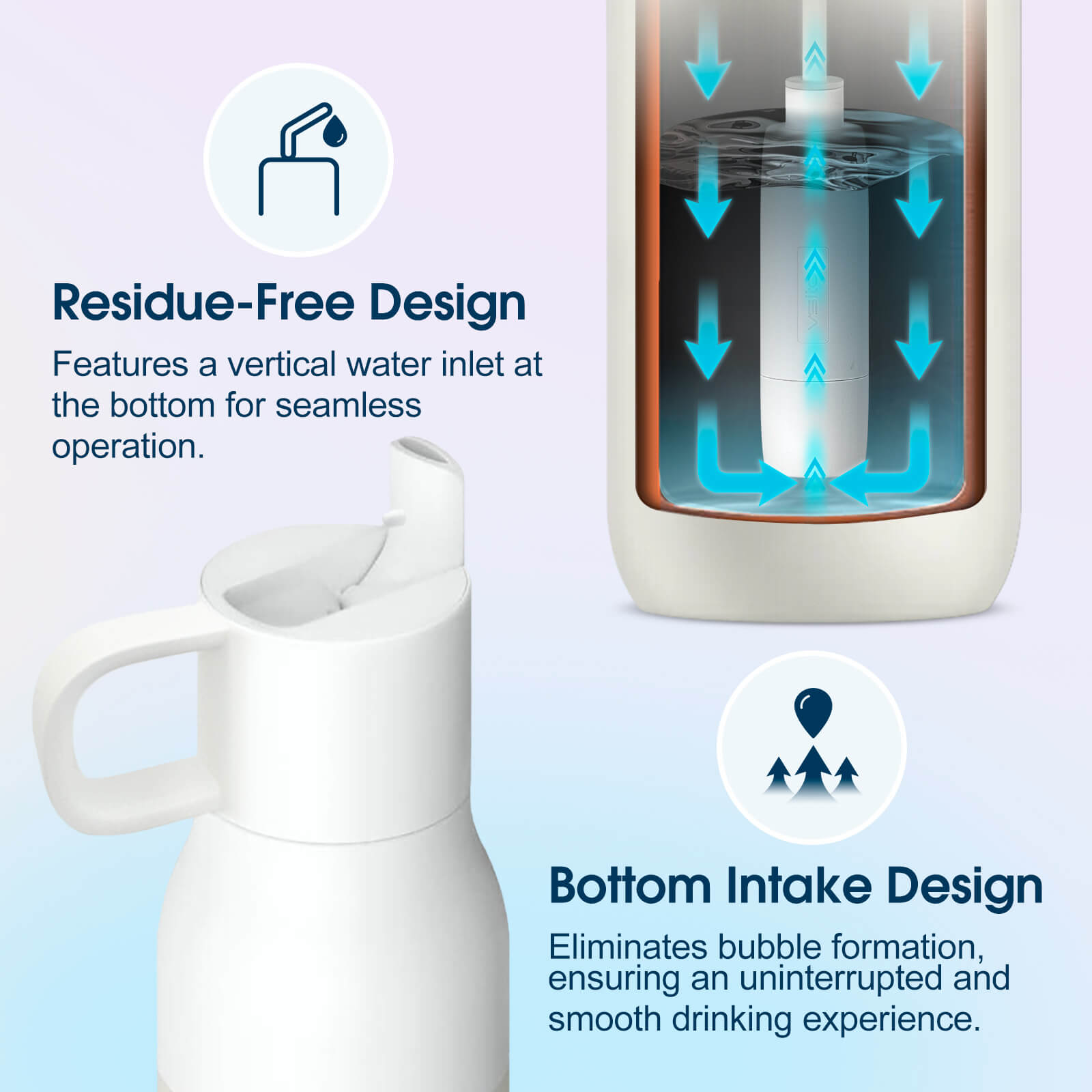 Filtered water bottle S2 with 5 stage filtration - product detail view 16