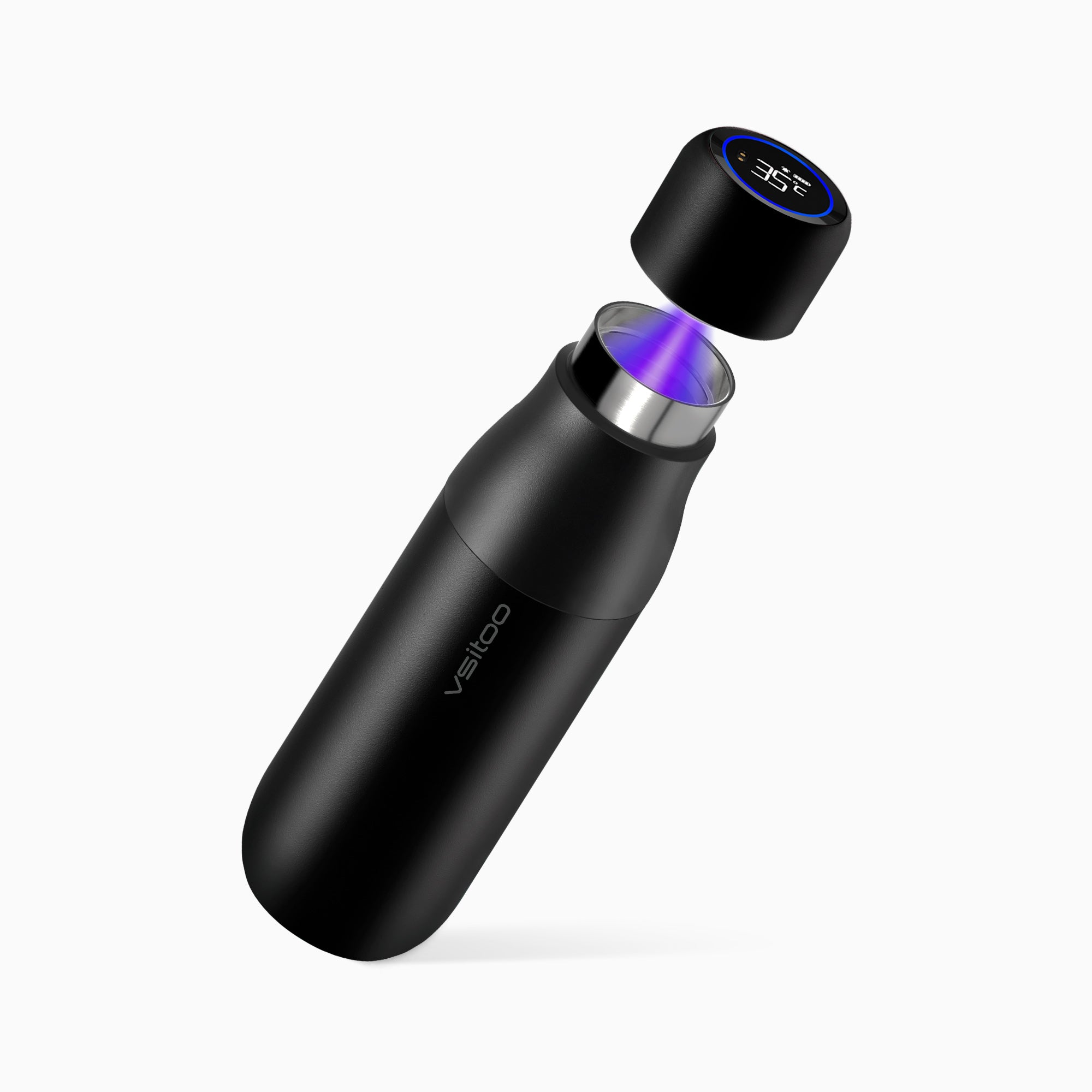 Self cleaning UV water bottle S1 - product detail view 22