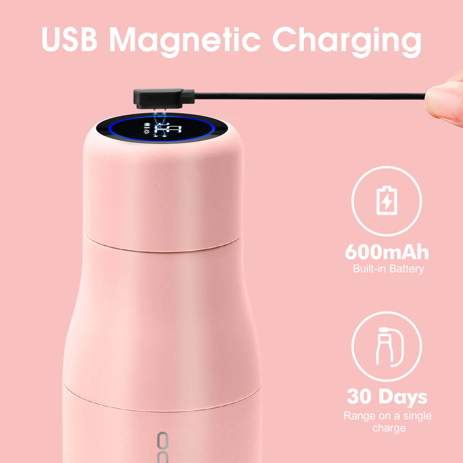 Self cleaning UV water bottle S1 - product detail view 16