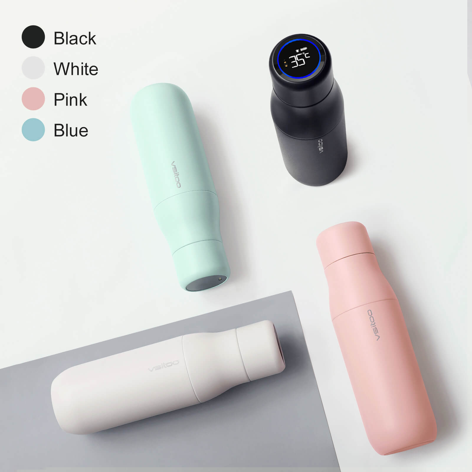 Self cleaning UV water bottle S1 - product detail view 31