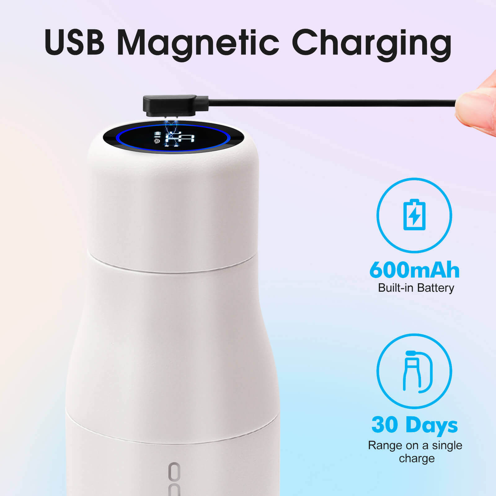 Self cleaning UV water bottle S1 - product detail view 36