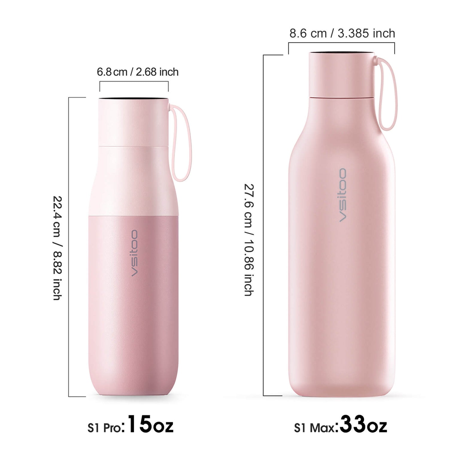Self cleaning UV water bottle S1 Pro - product detail view 30