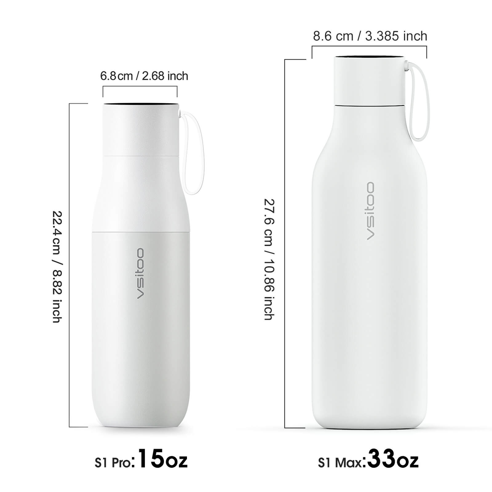 Self cleaning UV water bottle S1 Pro - product detail view 9