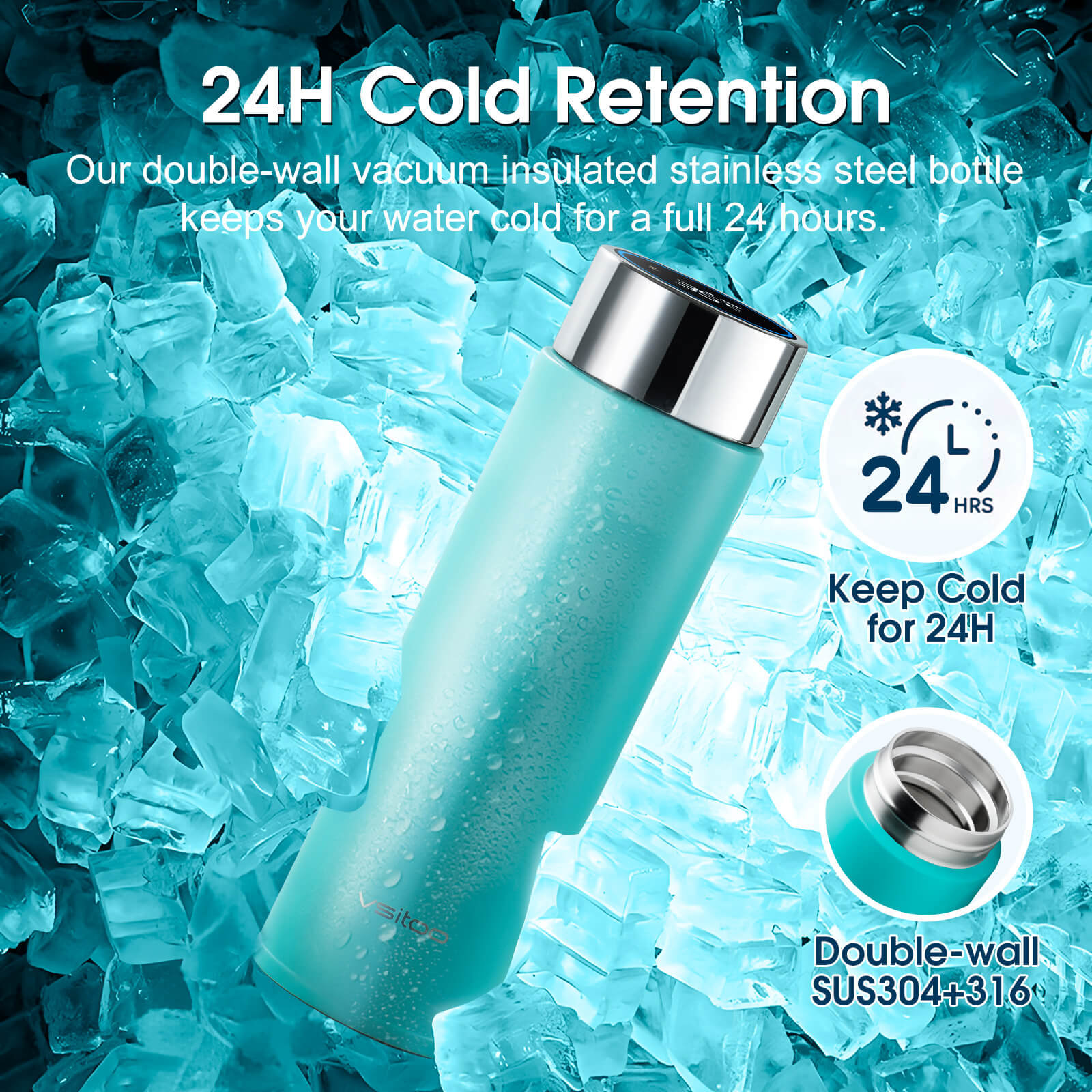 Portable self cleaning water bottle S1 Lite - product detail view 35