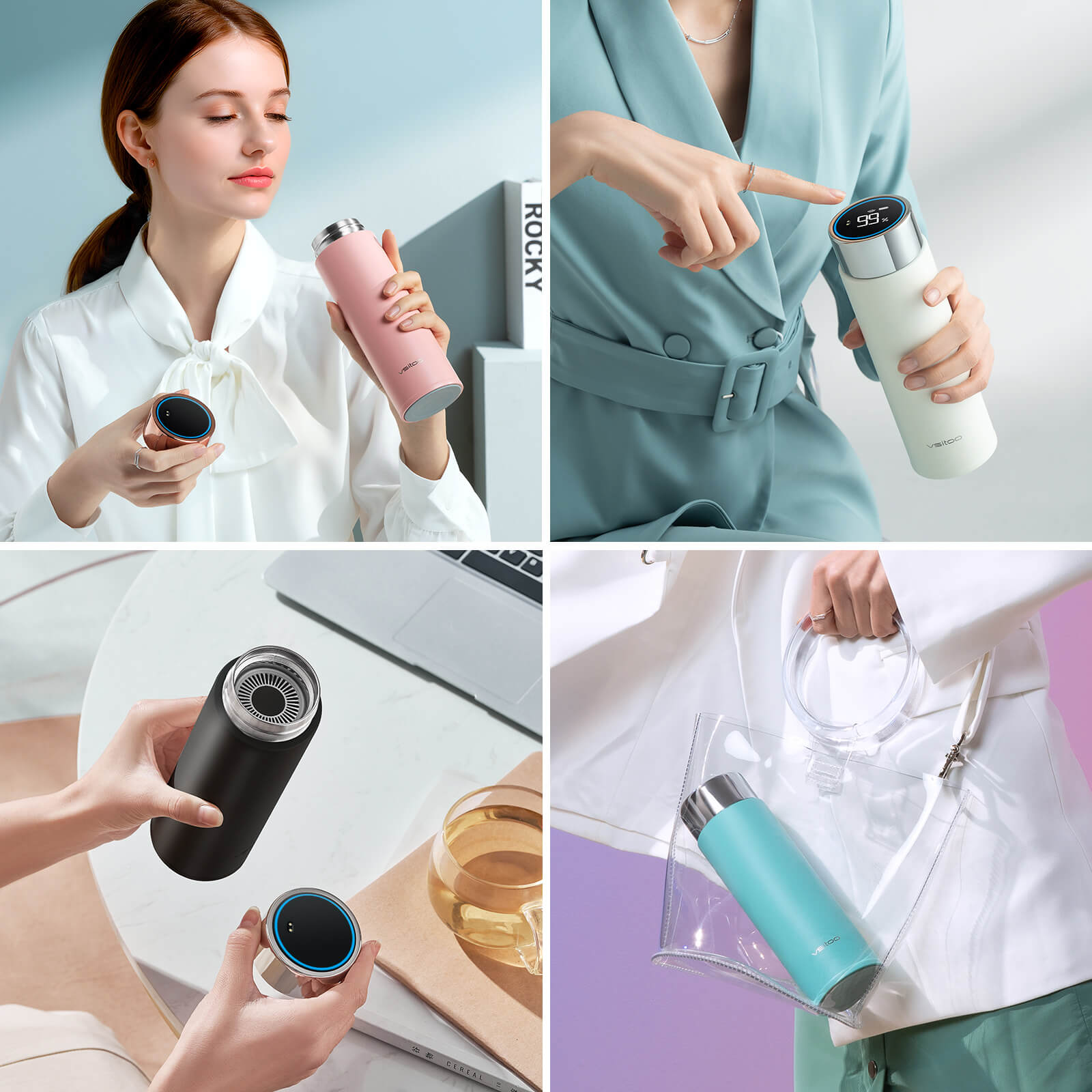 Portable self cleaning water bottle S1 Lite - product detail view 36