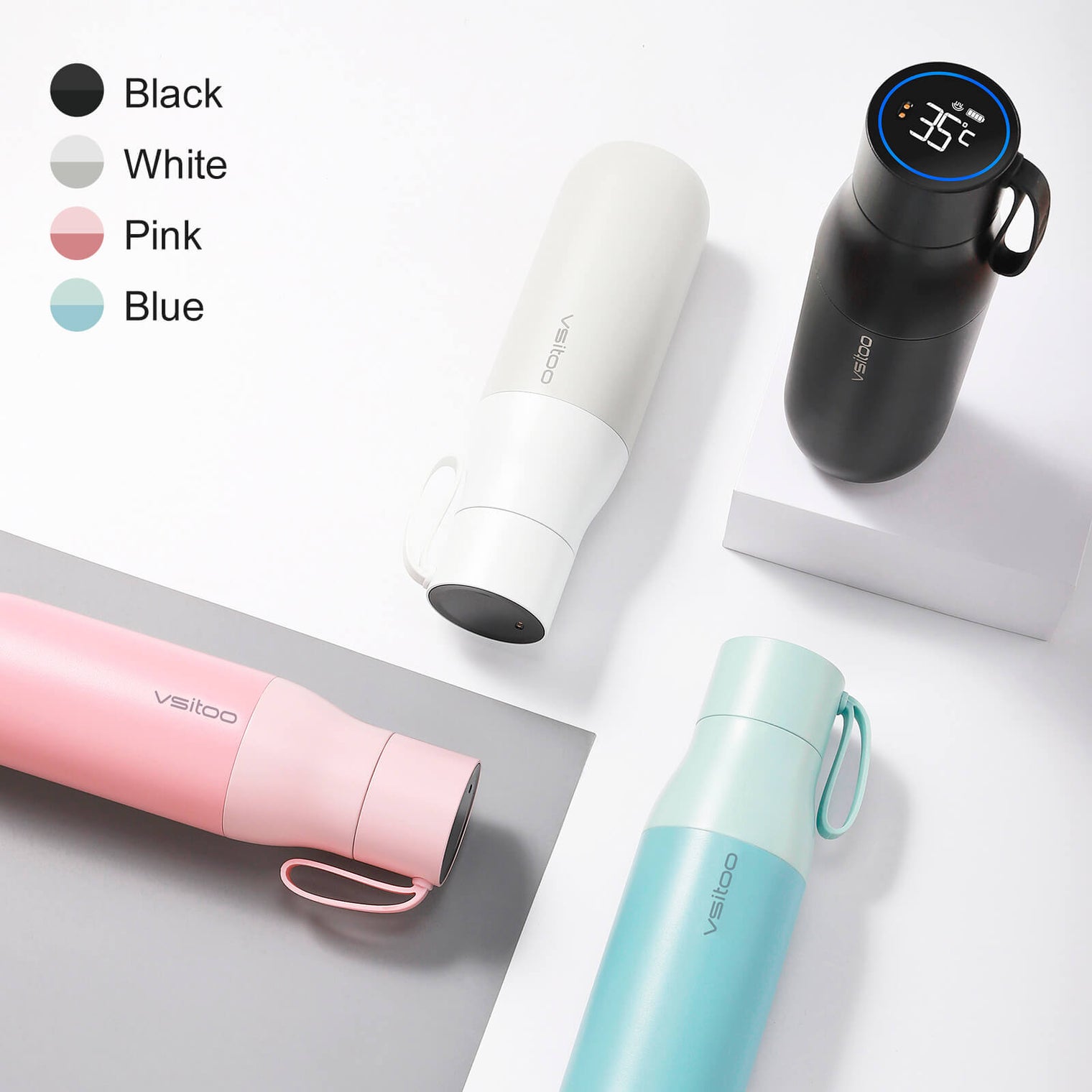 Self cleaning UV water bottle S1 Pro - product detail view 13