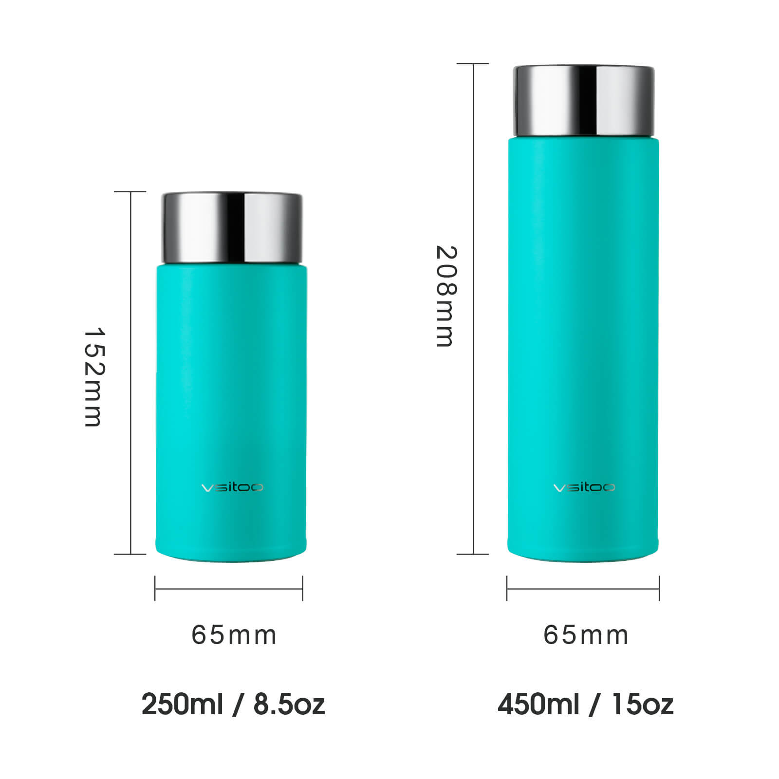 Compact self cleaning water bottle S1 Lite Mini - product detail view 10
