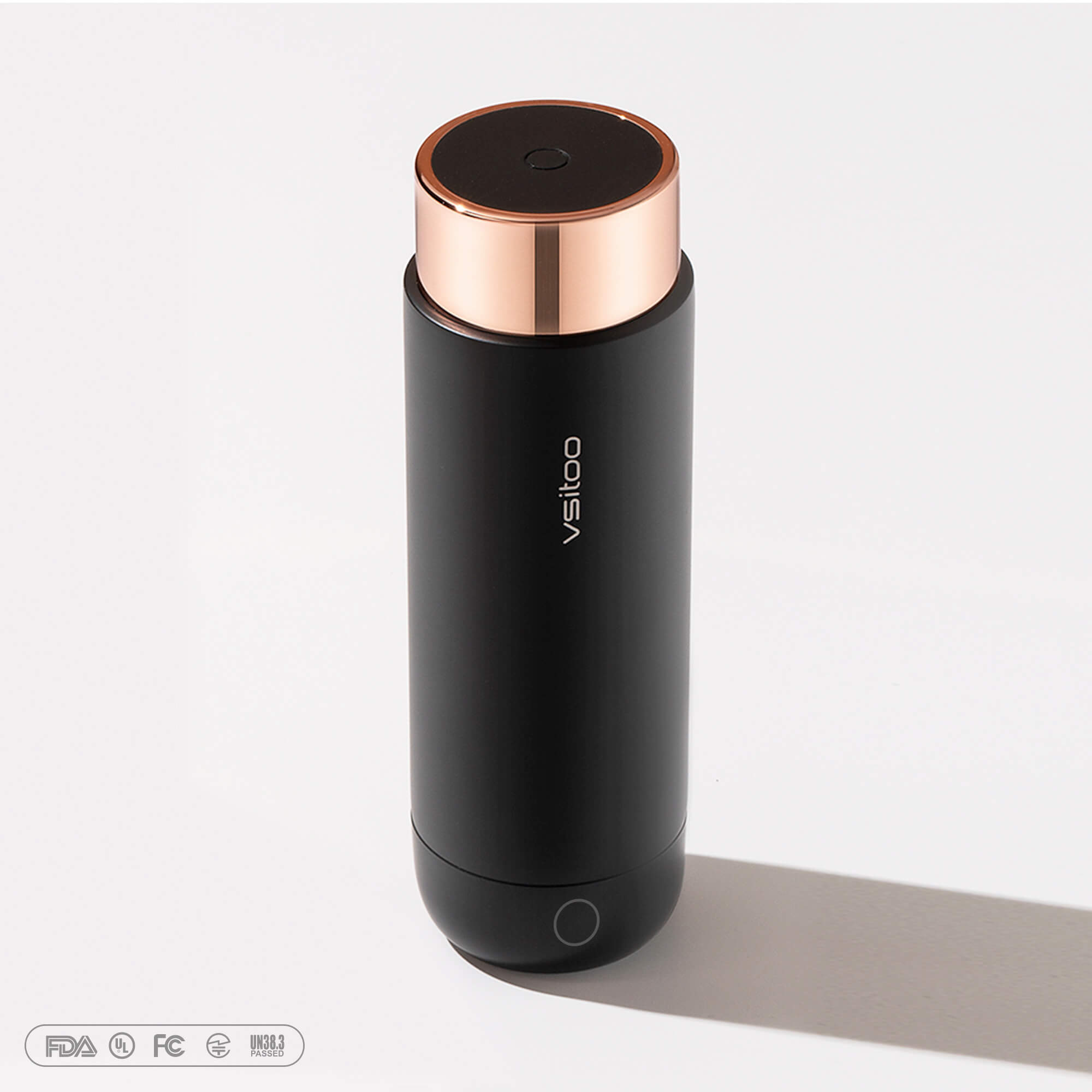 Car heated travel bottle H1 - alternate angle
